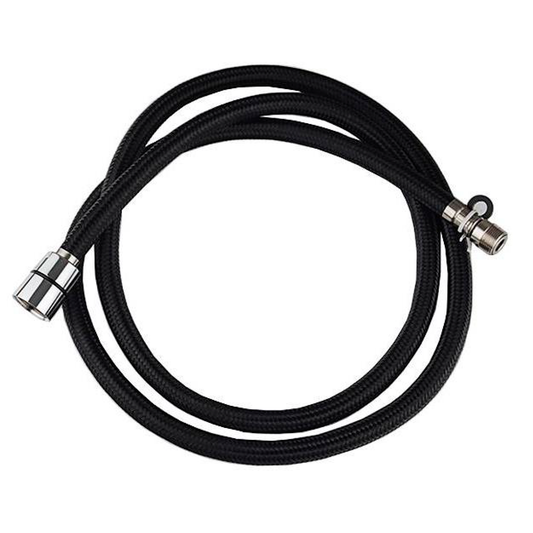 Manguera para Extension de Lavaplatos Nylon Negra 150cm