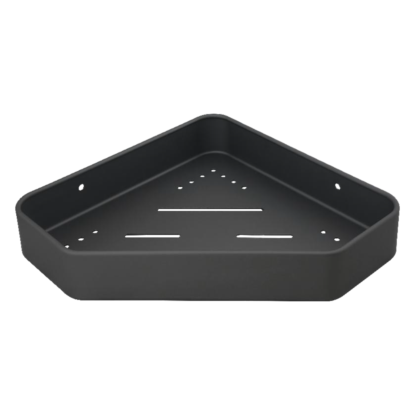 Repisa Esquinera para Baño Gris Aluminio Moderna