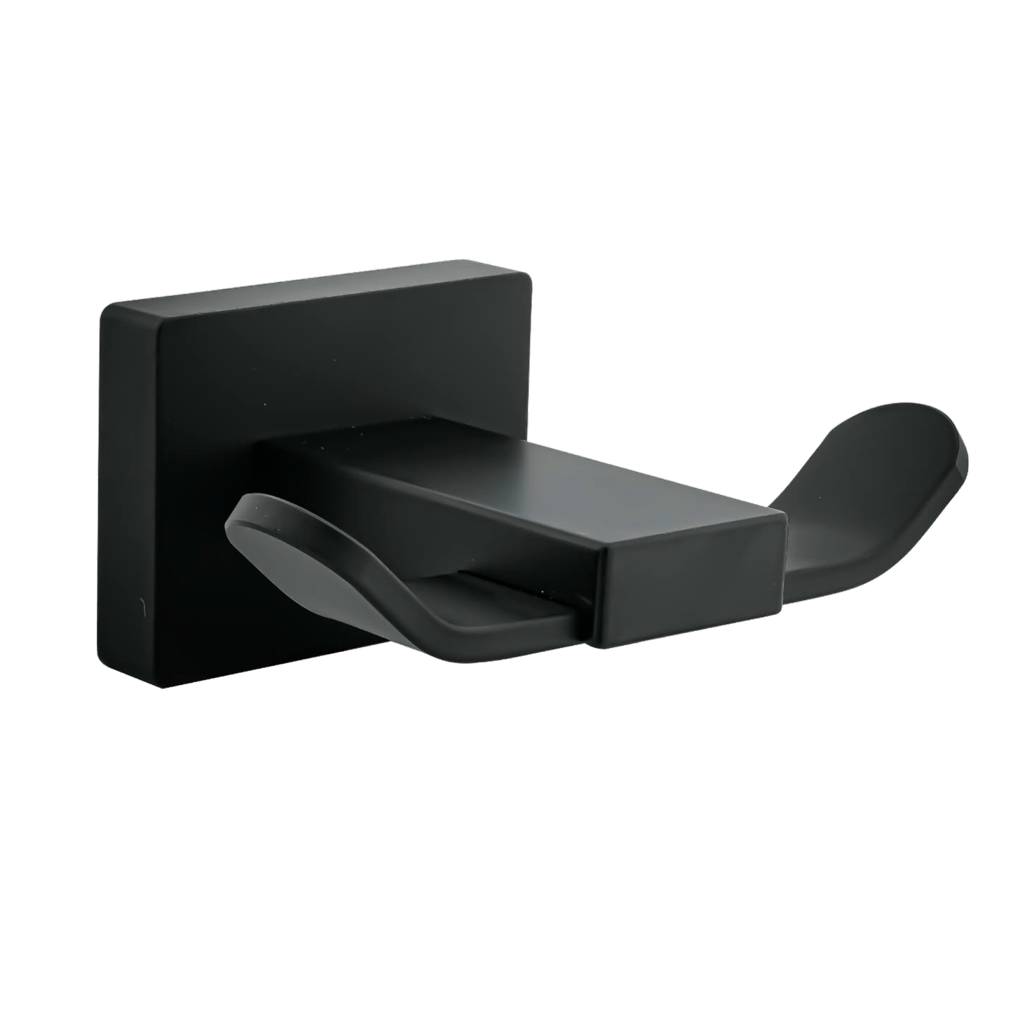 Perchero Para Baño en Aluminio Negro Mate Perla