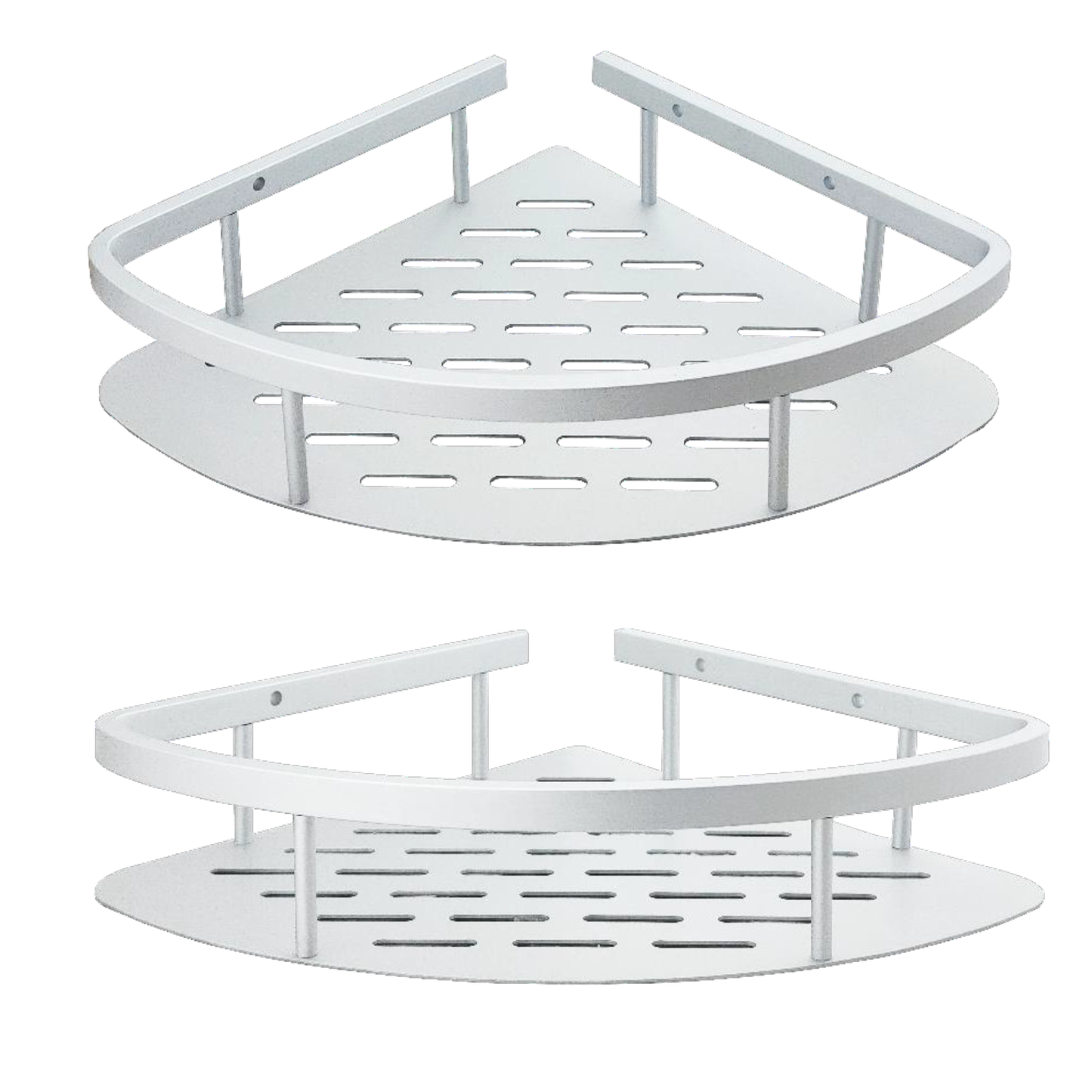 Repisa Esquinera para Baño Silver Aluminio