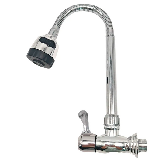 Griferia Lavaplatos Agua Fria Flexible Para Pared
