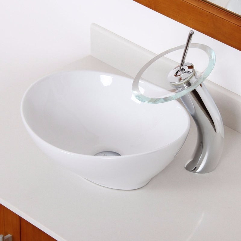 Griferia Monocontrol Cascada Cristal Alta.