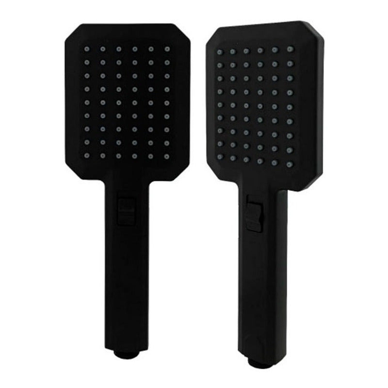 Teleducha Negra Cuadrada Doble Función