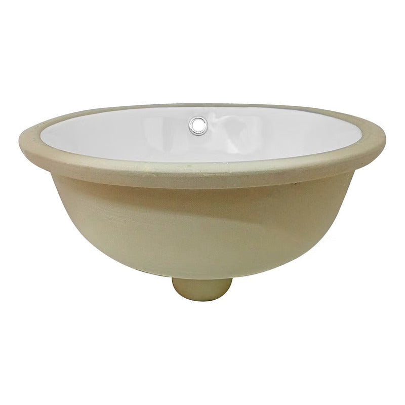Lavamanos Blanco De Empotrar En Porcelana 5508