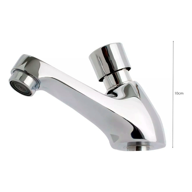 Llave Lavamanos De Push Cierre Automático Economizadora