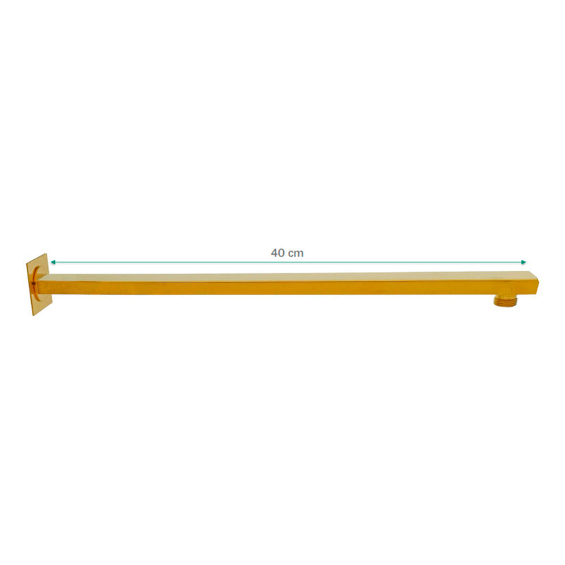 Regadera Ducha Cuadrada 25cm + Tubo Cuadrado