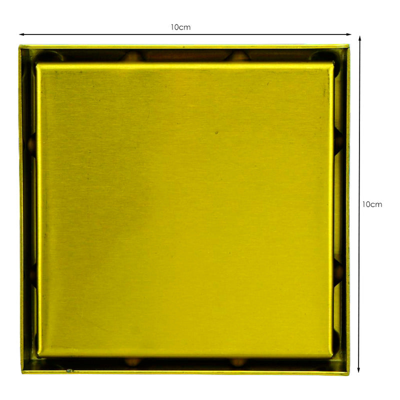 Rejilla De Piso Cuadrada 10x10cm Muisca Oro Vintage
