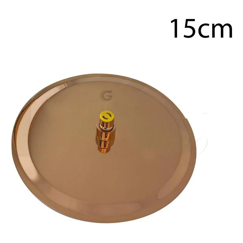 Regadera Ducha Redonda 8 Pulgadas Vintage Rose Gold