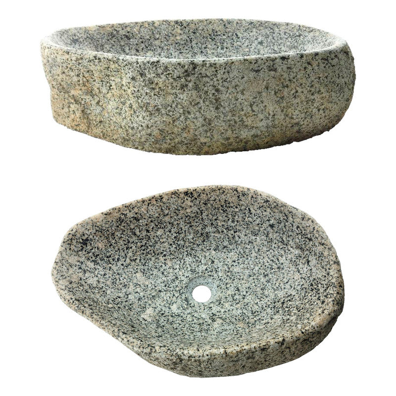 Lavamanos De Sobreponer En Piedra Natural Diorita