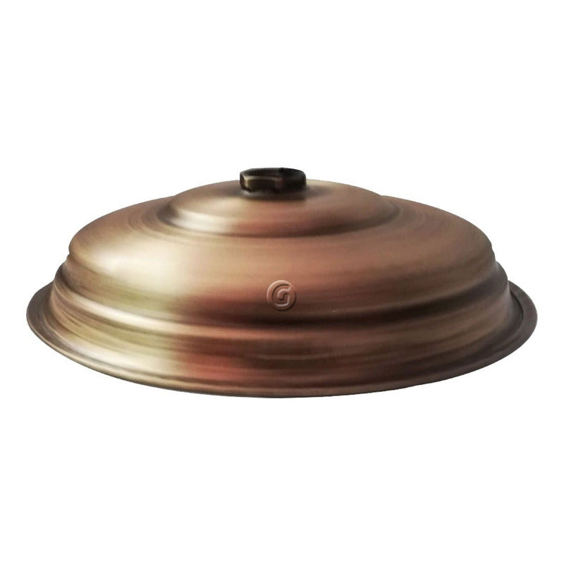 Ducha Vintage 30cm Bronce Antiguo Con Tubo 40cm