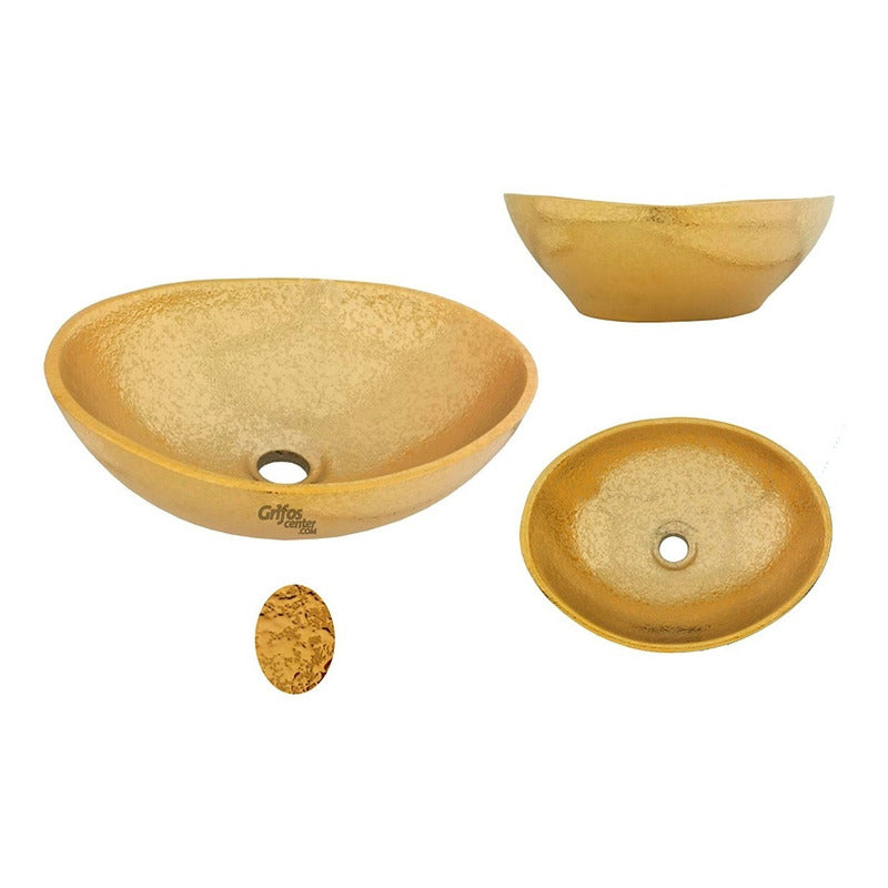 Lavamanos Dorado Canoa