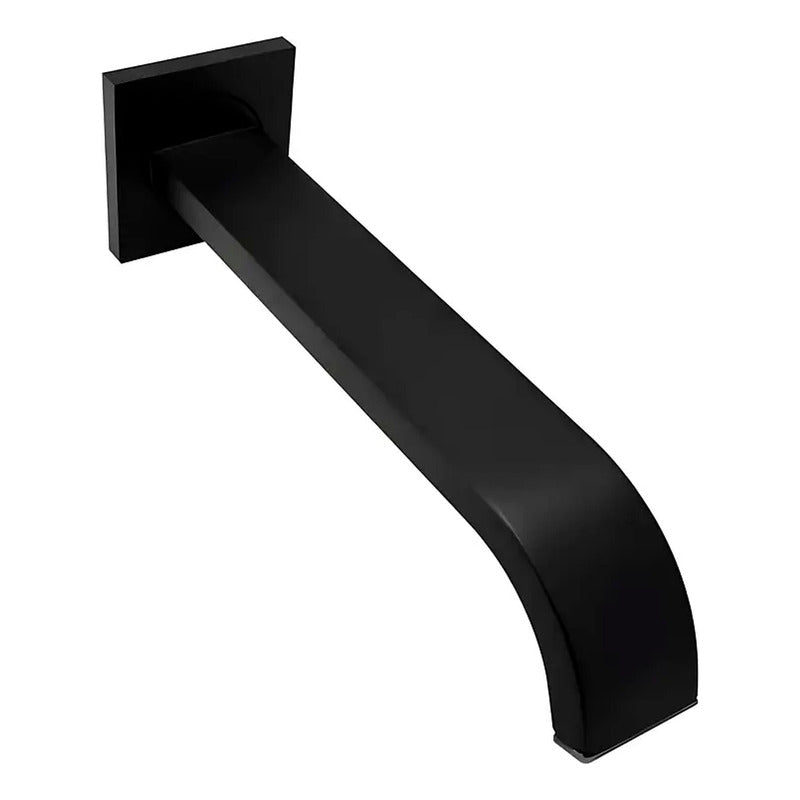 Pico Para Tina O Jacuzzi Cuadrado Negro Mate