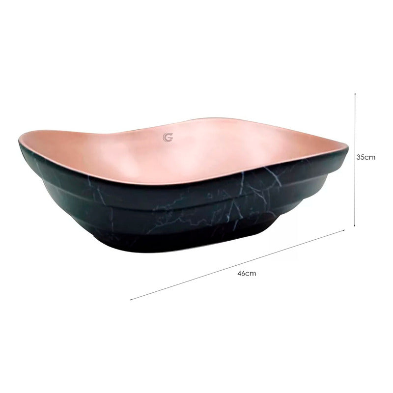 Lavamanos De Sobreponer Cortex Ngero/rose Gold