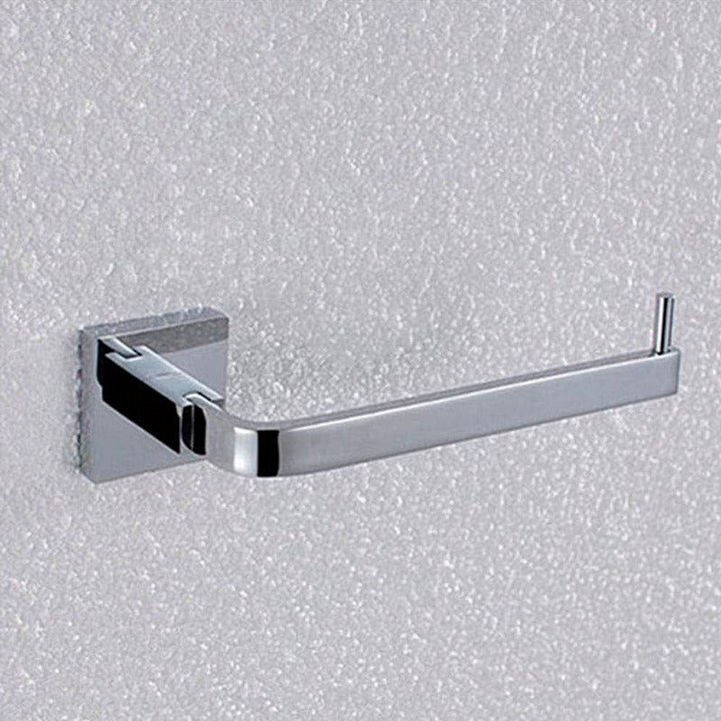 Portarrollo Base Cuadrada En Bronce