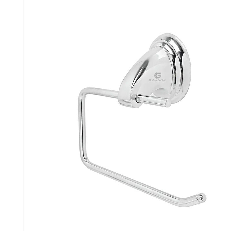 Juego De Accesorios Para Baño Cromado Ovalado X6 Piezas