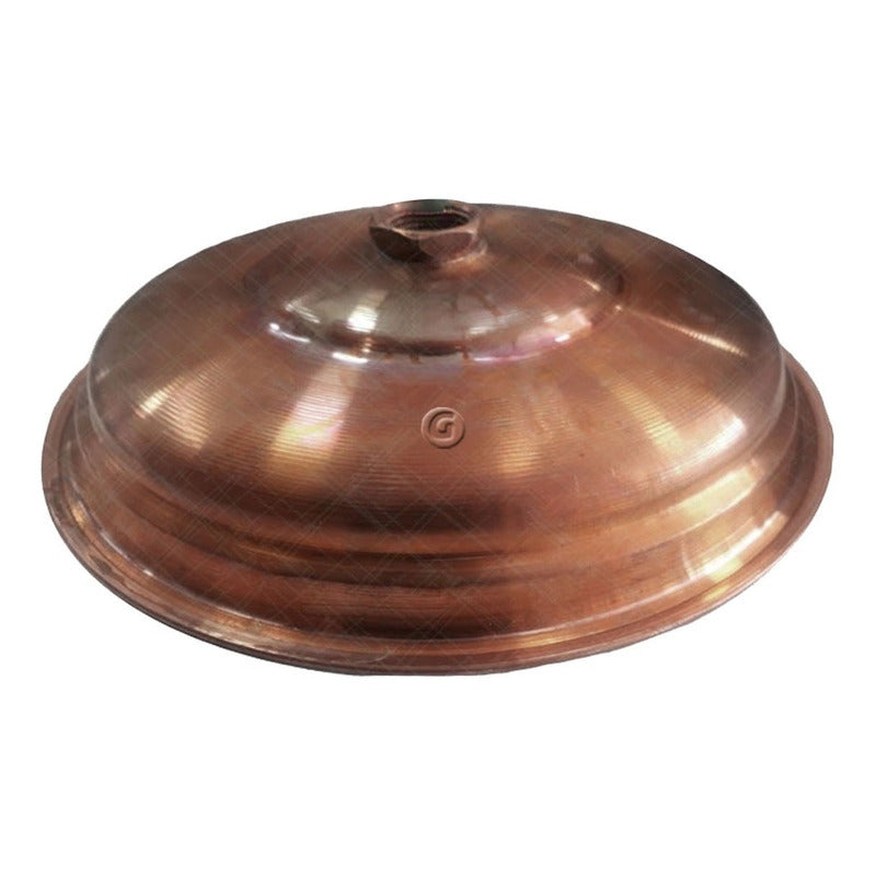 Ducha En Cobre 14cm Con Tubo Vintage