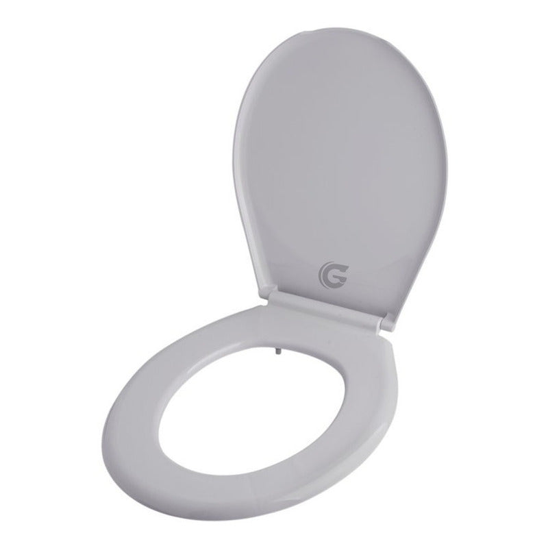 Asiento Universal Para Sanitario Redondo Belo Gris