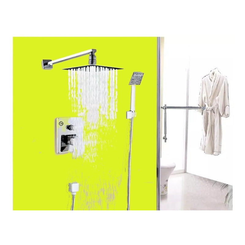 Kit Mezclador De Ducha Con Desviador, Teleducha Y Ducha 25q