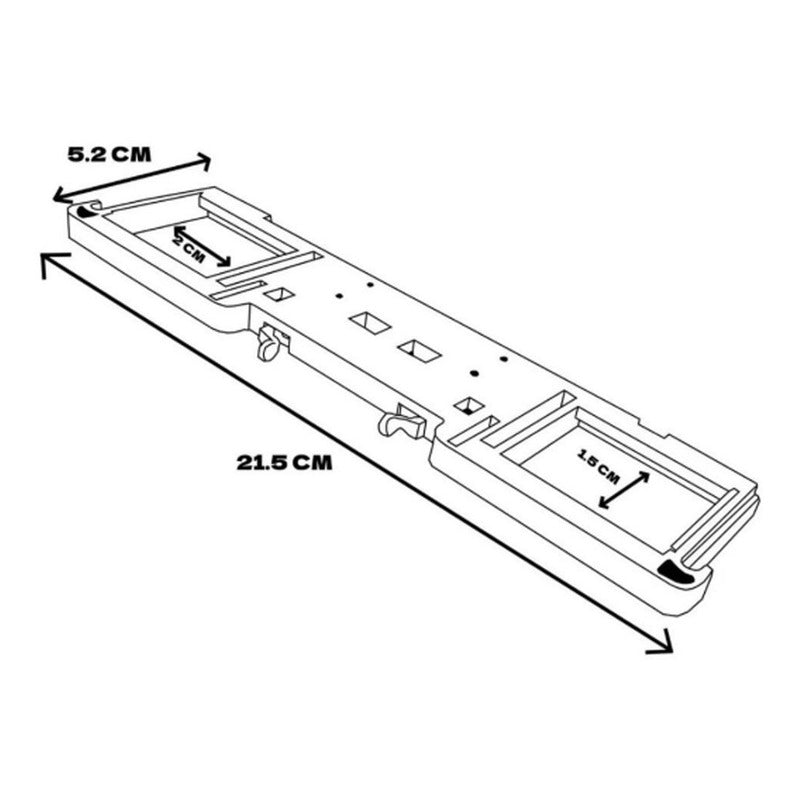 Kit Repuesto Regleta Tap.asiento Sanitario+tornillo Plástico