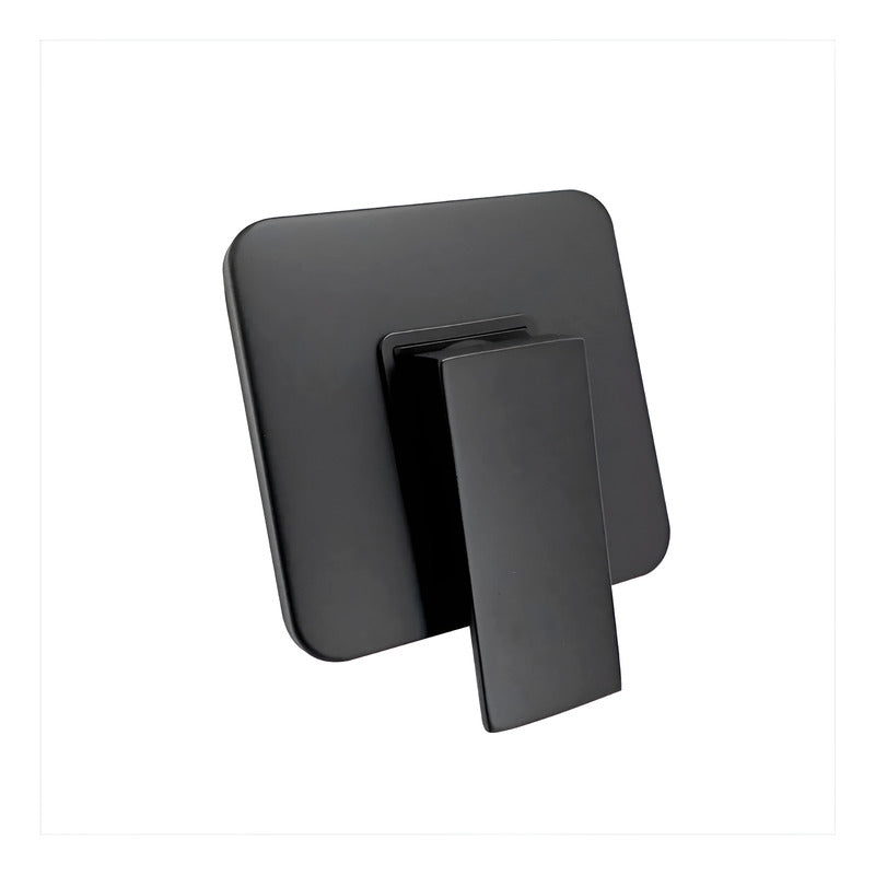 Griferia Ducha Monocontrol Negra Mate Lujo Alta Calidad