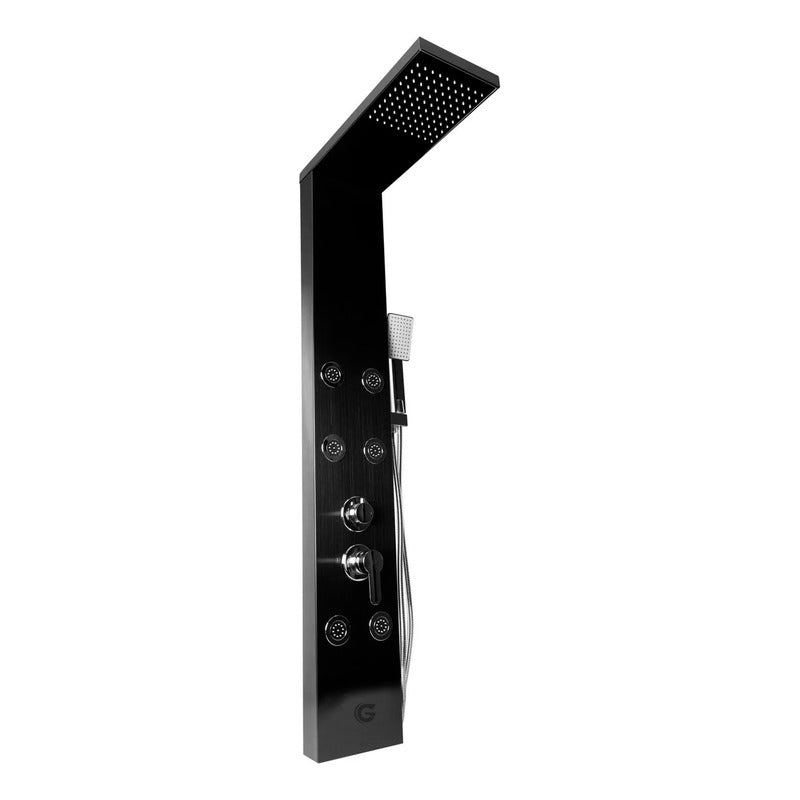 Torre Ducha En Acero Inox.satinado Con Manguera 1.50