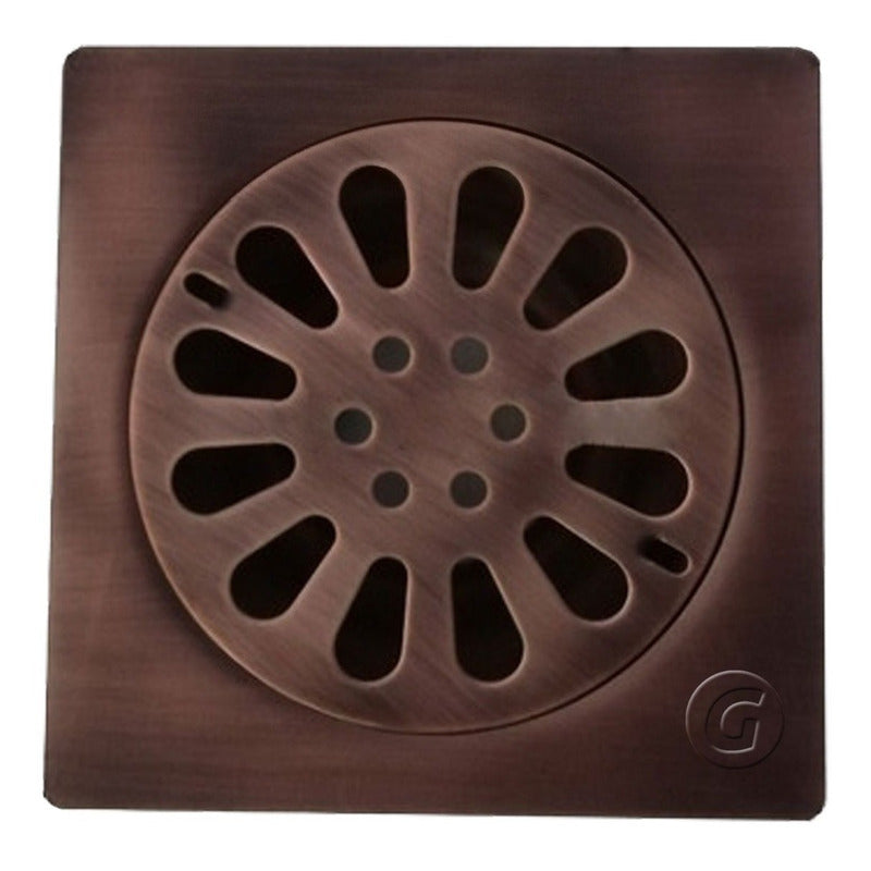 Rejilla Piso 10x10 Para Cobre Antiguo