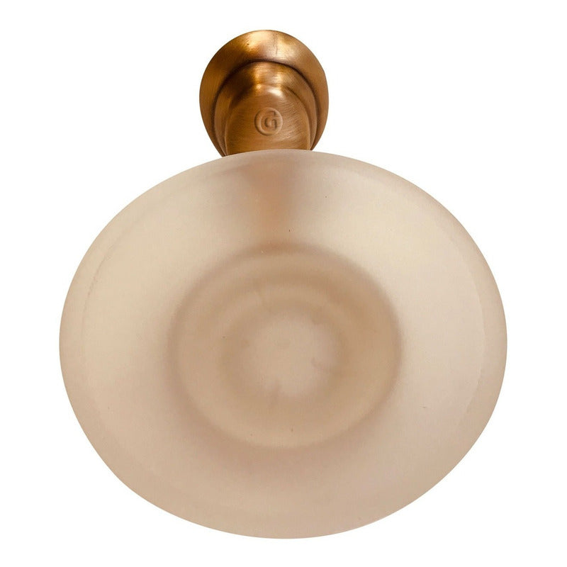 Jabonera + Soporte Zinc Vintage Acabado Cobre Niquel