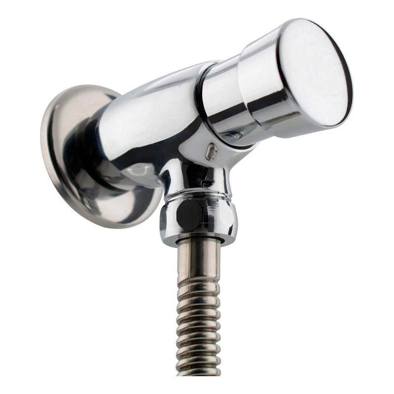 Llave Para Orinal Tipo Push De Pared