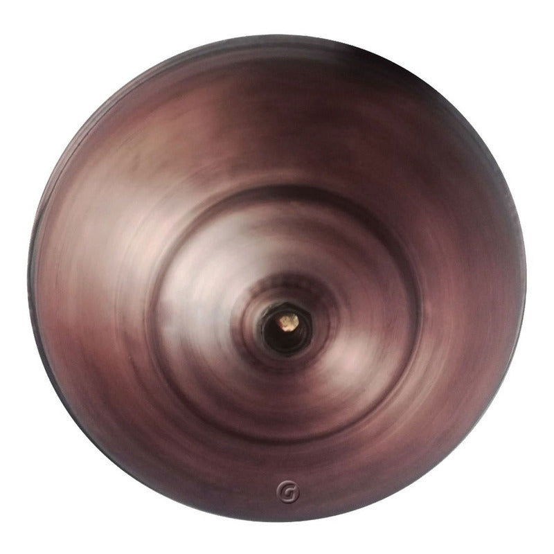 Ducha Vintage 25cm Cobre Antiguo Con Tubo 40cm
