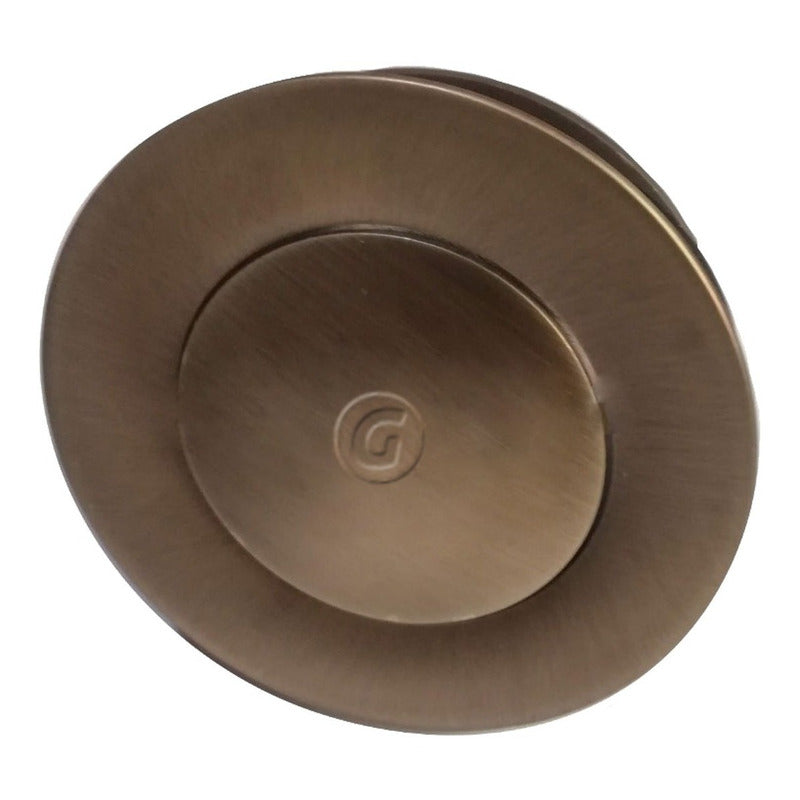Desagüe Tipo Push Para Tina En Bronce Antiguo