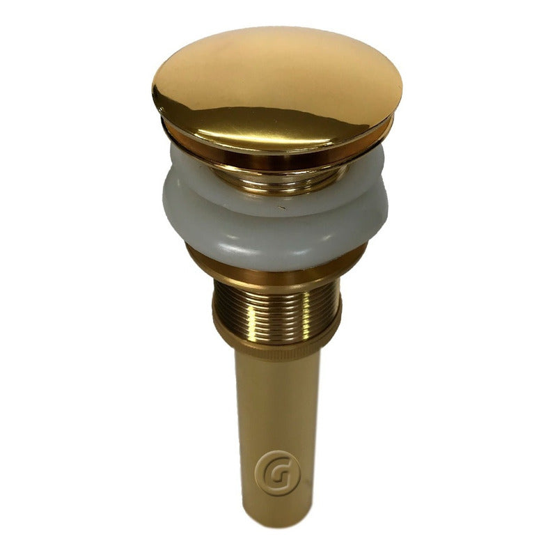 Desague Push Vintage Acabado Oro Laton