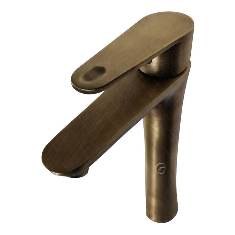 Griferia Mezclador Monocontrol Vintage Bronce Antiguo