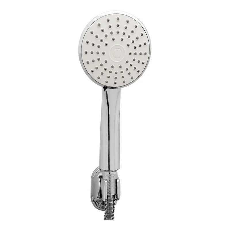 Teleducha Redonda + Soporte + Manguera Flexible Swert