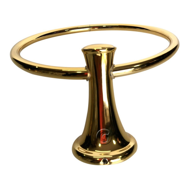 Toallero De Baño Aro Vintage Acabado Oro Laton