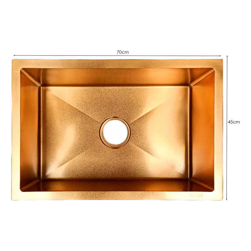 Lavaplatos Acero 304 Oro Rosa Vintage 70x45x21cm