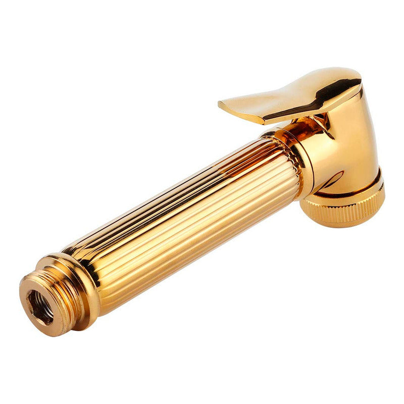 Bidet De Ducha/baño Dorado En Zamak