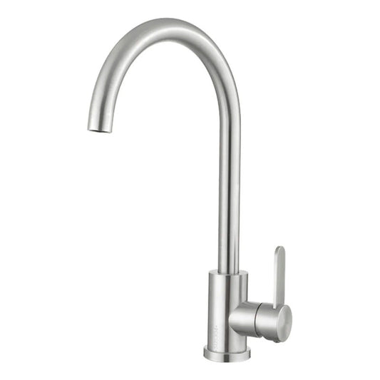 Griferia Lavaplatos Monocontrol Plateado Canella