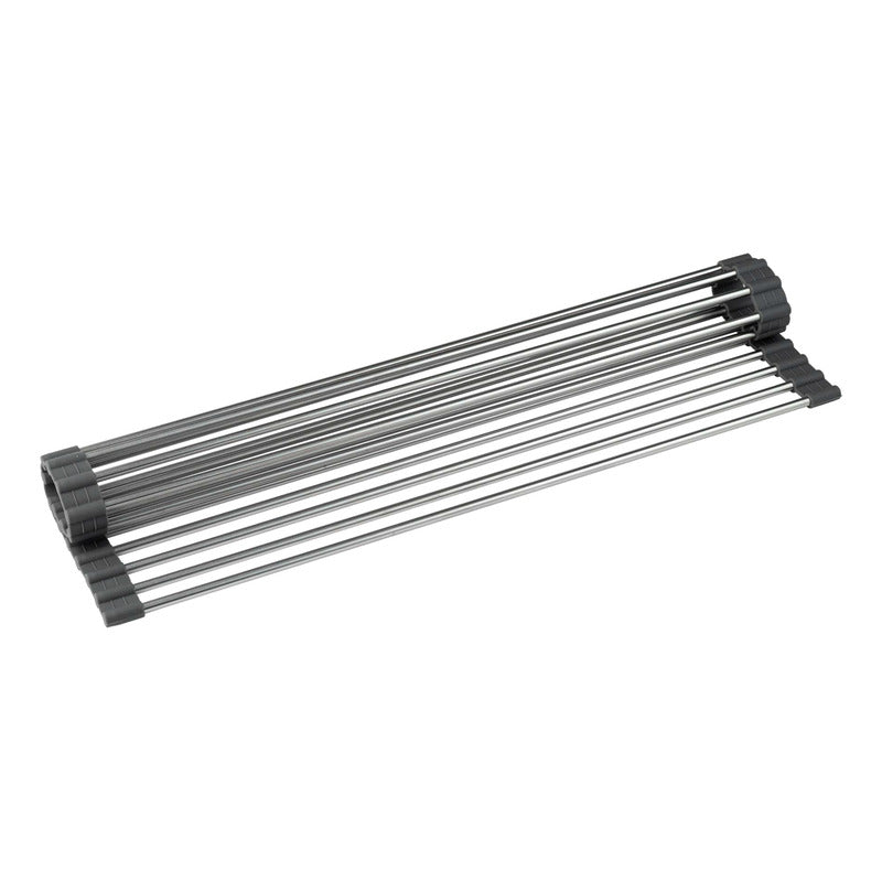 Rejilla Escurridor Retráctil Multiusos Cocina Lavap. Gris