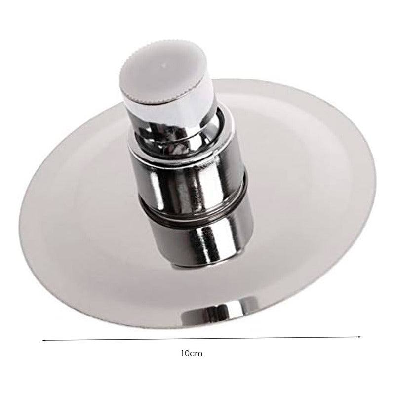 Regadera Ducha Redonda De 10cm (4puLG) + Tubo