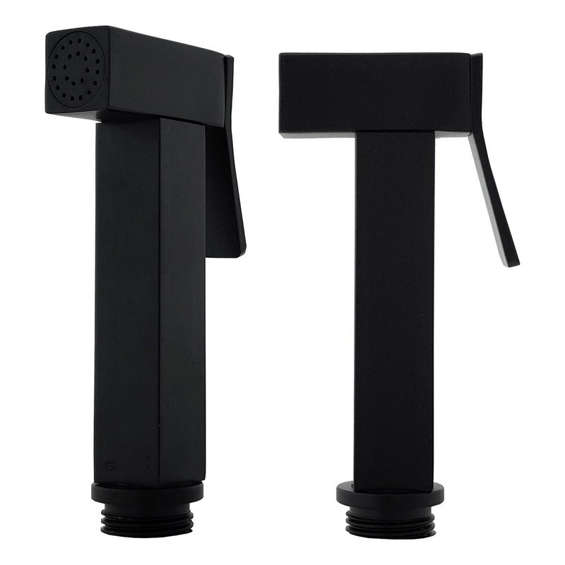 Teleducha ,ducha Pistola Cilindrica Bronce Negro