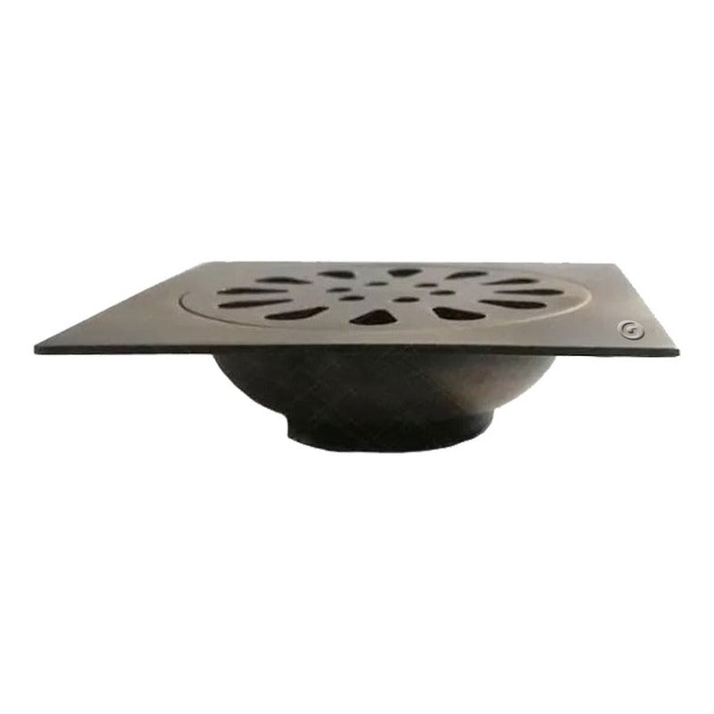 Rejilla Piso Vintage Bronce Antiguo