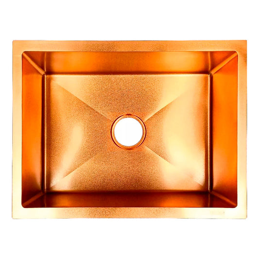 Lavaplatos Acero 304 Oro Rosa Vintage 51x45x21cm