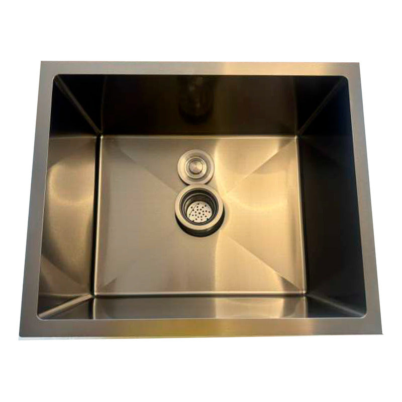 Lavaplatos En Acero Inoxidable Negro 55*45cm + Accesorios