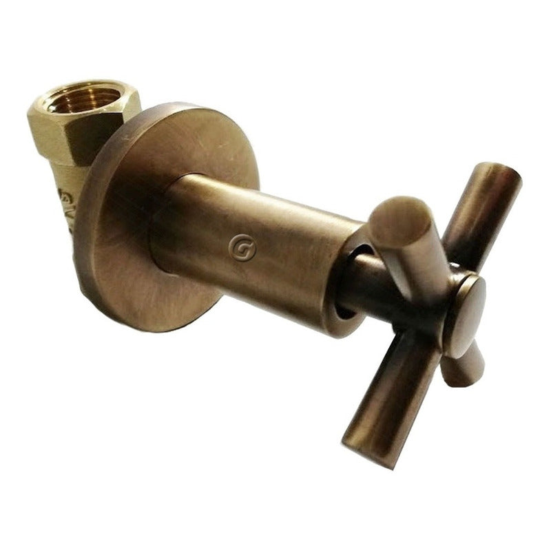Registro + Ducha 20cm Vintage Bronce Antiguo
