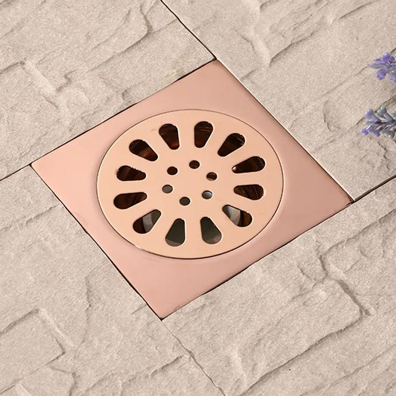 Rejilla De Piso 10 X 10cm Cobre Vintage