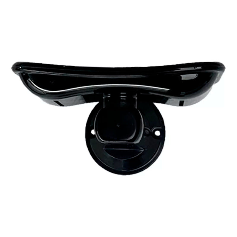 Juego De Accesorios Baño Redondo Abs Negro X6