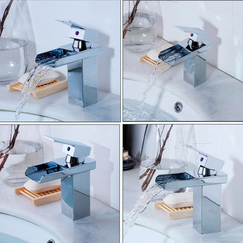 Llave Baja Lavamanos Tipo Cascada