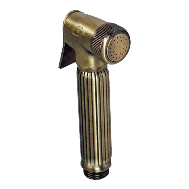 Ducha De Mano Vintage Bronce Antiguo Con Manguera 1.50mts