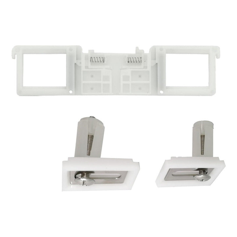 Kit Repuesto Regleta Tap.asiento Sanitario+tornillo Plástico