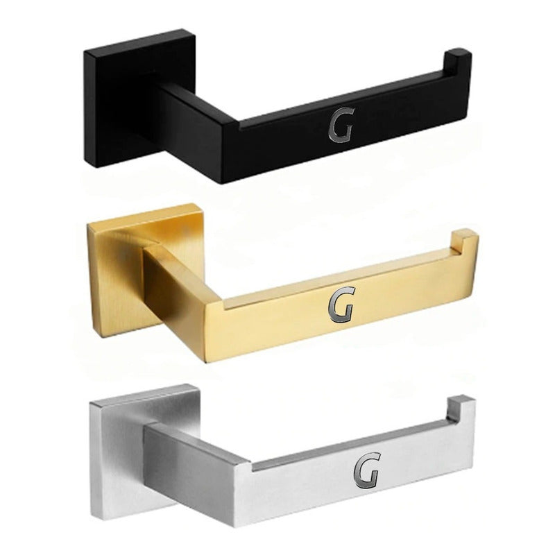 Juego De Accesorios Para Baños 4 Piezas - Dorado Laton